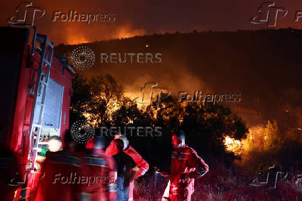 Wildfire in Albania