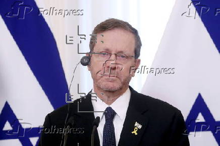 Israeli President Isaac Herzog visits Latvia