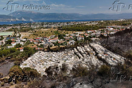Wildfire near Patras