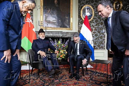 Sultan Haitham bin Tariq Al Said of Oman on a state visit to The Netherlands