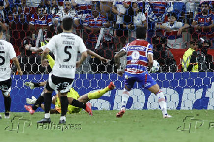 Partida entre fortaleza e colo colo pela copa conmebol sul-americana