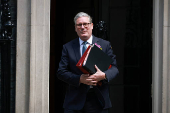 British Prime Minister Keir Starmer takes questions in parliament