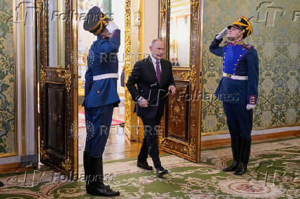 Russia's President Putin meets Yemen's presidential council chief Al-Alimi in Moscow