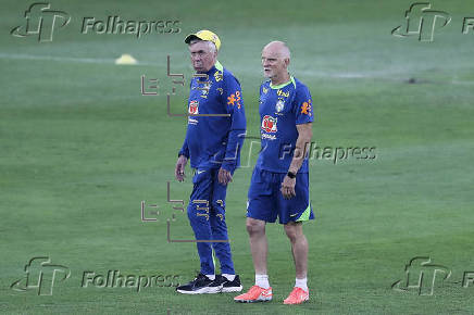 Entrenamiento de la selección de fútbol de Brasil en Ecuador