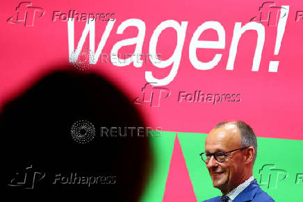 German Chancellor Friedrich Merz attends the German family entrepreneur day event in Berlin