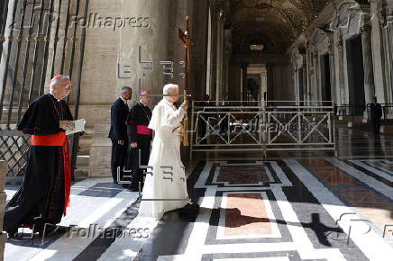 Pope Leo XIV leads Holy Door procession to mark Jubilee of the Holy See