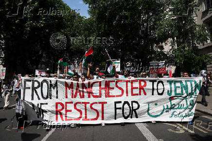 Pro-Palestinian demonstration in London