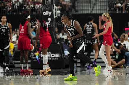 WNBA: Indiana Fever at Las Vegas Aces
