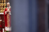 Pope Leo XIV celebrates the Mass on the Solemnity of Saints Peter and Paul, Apostles in St Peter's Basilica, at the Vatican