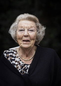 Dutch Princess Beatrix at anniversary celebration of Foundation Riding for the Disabled
