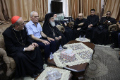El cardenal Pizzaballa y el patriarca Téofilo entran en Gaza