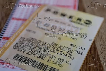 Powerball lottery jackpot at 1.1 billion US dollars