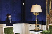 Aperture of the apartments of General de Gaulle at the Trianon for the 150th anniversary of the Third Republic