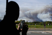Wildfire in New Jersey