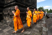 Vesak Day at the Mendut temple, Central Java