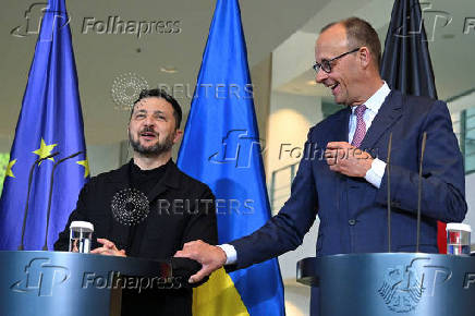 Ukraine's President Zelenskiy visits Germany