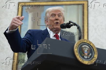 President Trump at Swearing-In Ceremony for Jeanine Pirro in Washington