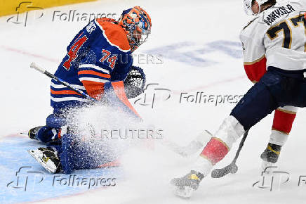 NHL: Stanley Cup Final-Florida Panthers at Edmonton Oilers