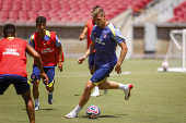 Entrenamiento del Atlético de Madrid en Los Ángeles