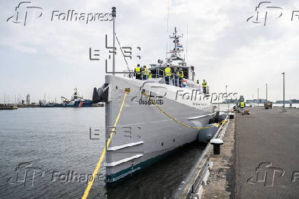DSS Galatea arrives at Den Helder port