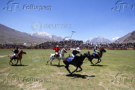 Shandur Polo Festival, at Shandur Pass, at an estimated altitude of around 3700 meters, in Chitral