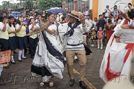 Baile de 'Los Chinegros' en San Juan de Oriente