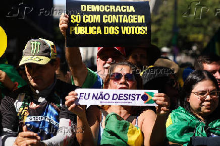 Ato em São paulo convocado por Jair Bolsonaro