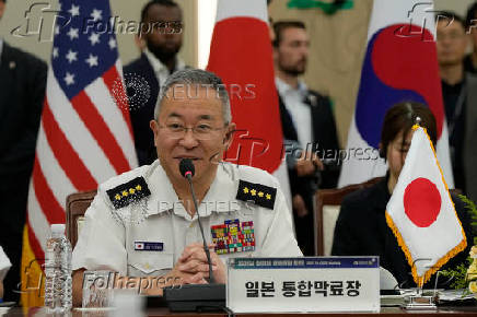 Trilateral Chiefs of Defense meeting at the Defense Ministry in Seoul