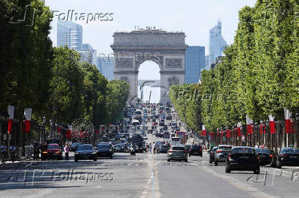 Security in Paris ahead of FIFA Club World Cup final and Bastille Day celebrations.