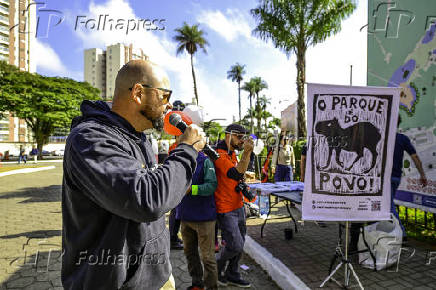 Ato contra privatização do Parque da Cidade em São José dos Campos