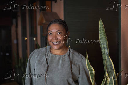 Patrícia Brentzel no jantar de aniversário do restaurante Clandestina