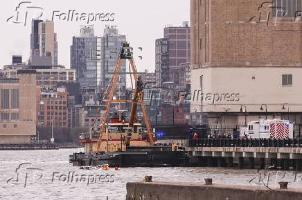 Helicopter Crashes into Hudson River near Jersey City, New Jersey