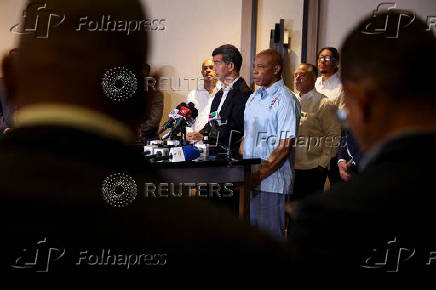 NY Mayor Adams visits Santo Domingo