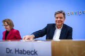 German Economy Minister Habeck presents the 2025 spring forecast
