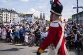 Sechselaeuten parade in Zurich