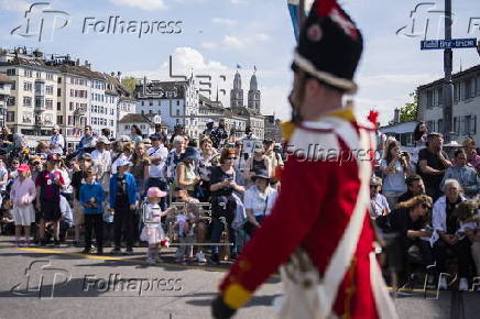 Sechselaeuten parade in Zurich