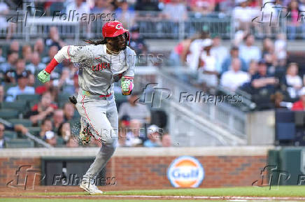 MLB: Cincinnati Reds at Atlanta Braves