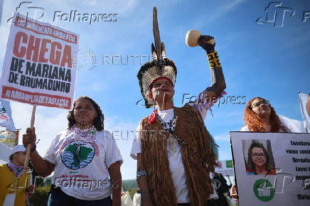 Demonstration for World Environment Day and against bills that propose changes to the environmental licensing system, in Brasilia