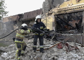 More than a dozen injured in overnight Russian drone attack on Ukraine's Kharkiv