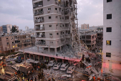 Missiles attack from Iran to Israel