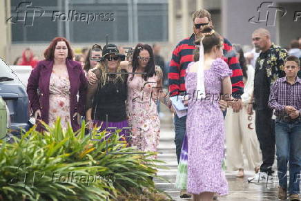 Funeral for 17-year-old Pheobe Bishop in Bundaberg, Queensland