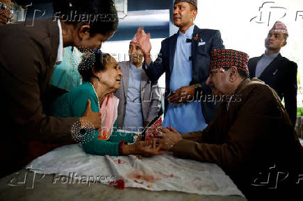 Birthday of former King of Nepal Gyanendra Bir Bikram Shah Dev, in Kathmandu