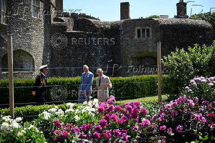 Britain's King Charles visits Walmer Castle