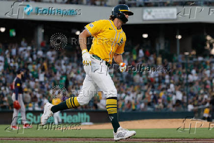 MLB: Atlanta Braves at Athletics