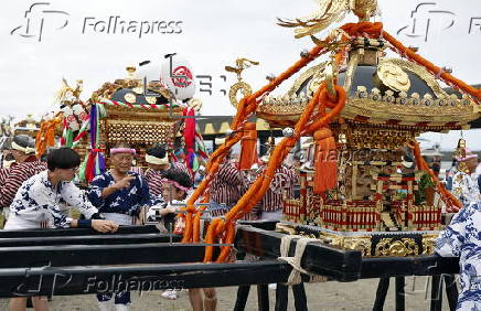 Chikura Matsuri summer festival in Chiba Prefecture