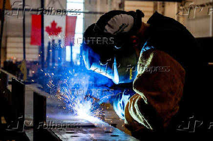 Walters Group welder works in Hamilton