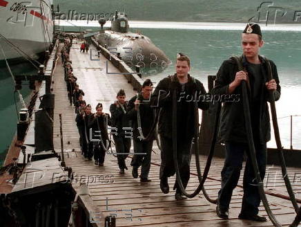 Russian nuclear submarine K-141 Kursk sank on 12 August 2000