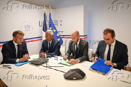 European leaders hold video conference on Ukraine