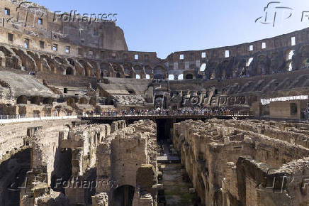 Coliseu Romano na Itália 