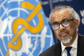 WHO director general press briefing in Geneva